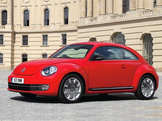 The new Volkswagen Beetle at the Delhi Auto Expo The new Volkswagen Beetle at the Delhi Auto Expo