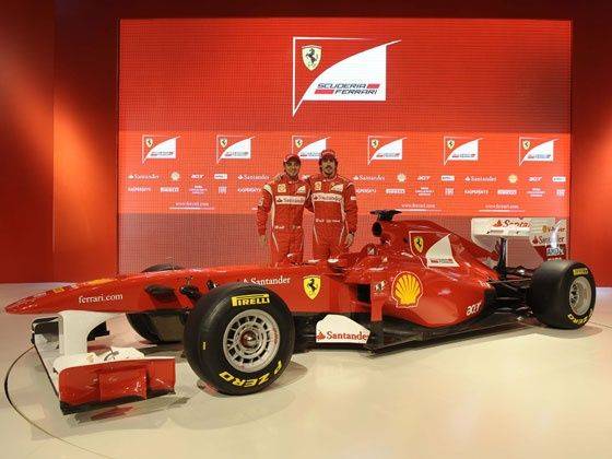 Ferrari 2011 F1 Launch. Ferrari becomes the first to