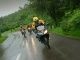 Riding in the monsoon