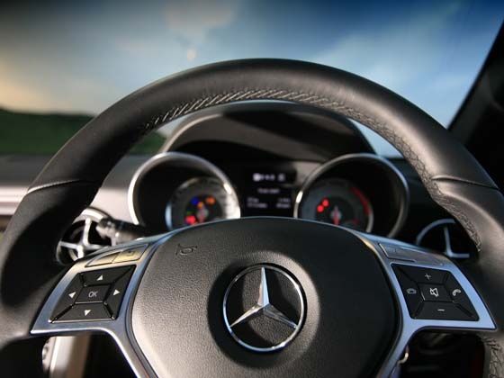 Mercedes-Benz SLK350 steering wheel Mercedes-Benz SLK350 steering wheel