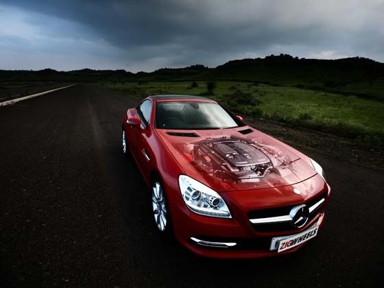 Mercedes-Benz SLK350 3.5-litre V6 engine Mercedes-Benz SLK350 3.5-litre V6 engine