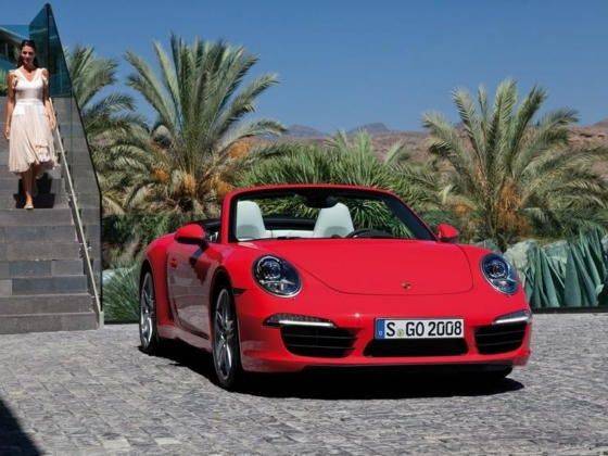 The opentop Porsche 911 Carrera S Cabriolet comes with a 38litre 