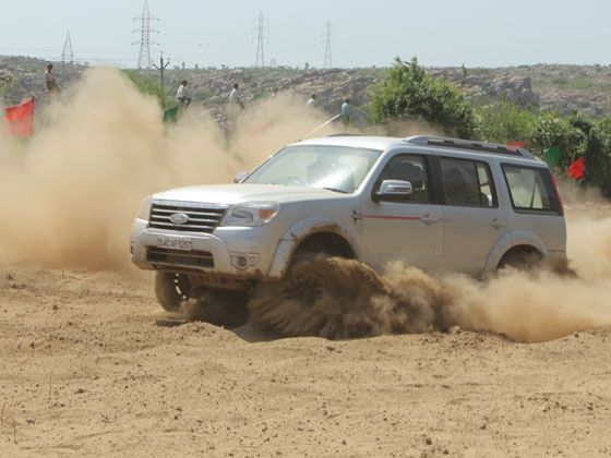 Ford Endeavour off-roading