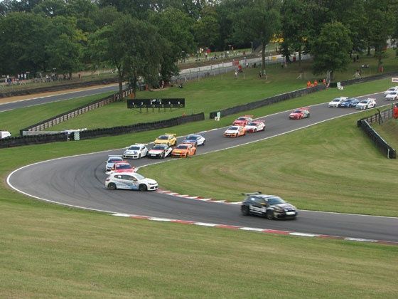 The seventh round of the Volkswagen Sciricco RCup held in United Kingdom 