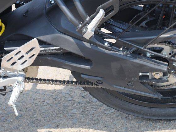 2011 Yamaha R15 steel swingarm