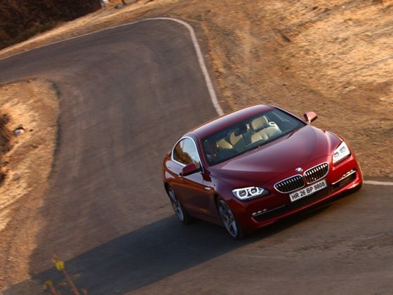 New BMW 6 Series on the road
