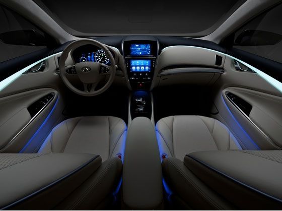 Infiniti LE Concept interior Infiniti LE Concept interior