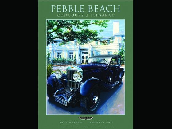 2012 Pebble Beach poster 2012 Pebble Beach poster