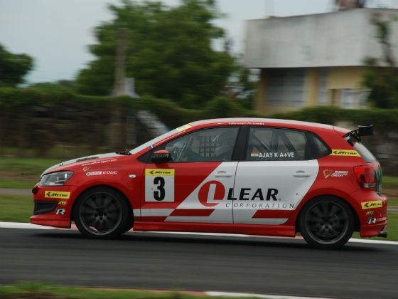 Ajay Kini won Race 2 but was penalised after the race Ajay Kini won Race 2 but was penalised after the race