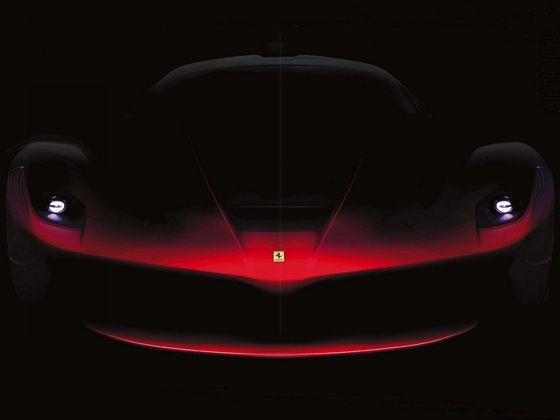 Ferrari F70 teaser Ferrari F70 teaser