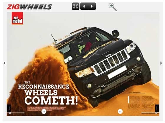 ZigWheels April issue - Jeep to enter India ZigWheels April issue - Jeep to enter India