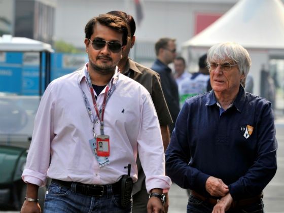 Sameer Gaur, MD and CEO of JPSI with
Berni Ecclestone