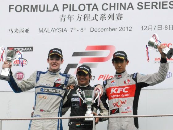 (Center) Parth Ghorpade Formula Pilota Asian Champion (Center) Parth Ghorpade Formula Pilota Asian Champion