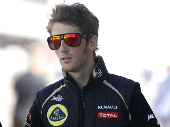 Romain Grosjean Lotus F1 Team