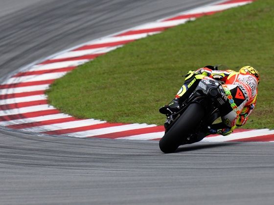 Valentino Rossi at Sepang test 2012