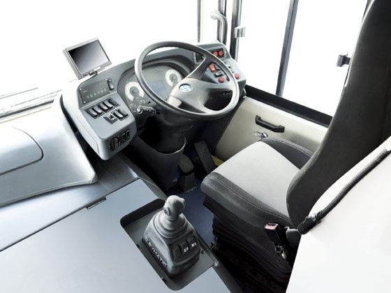 Much attention has gone into enhancing driver efficiency by way of more comfort, easy controls and reduction of fatigue inducing mechanisms in the Jan Bus. This is the driver’s office and it seems a nice place to be unlike other more agricultural layout Much attention has gone into enhancing driver efficiency by way of more comfort, easy controls and reduction of fatigue inducing mechanisms in the Jan Bus. This is the driver’s office and it seems a nice place to be unlike other more agricultural layout