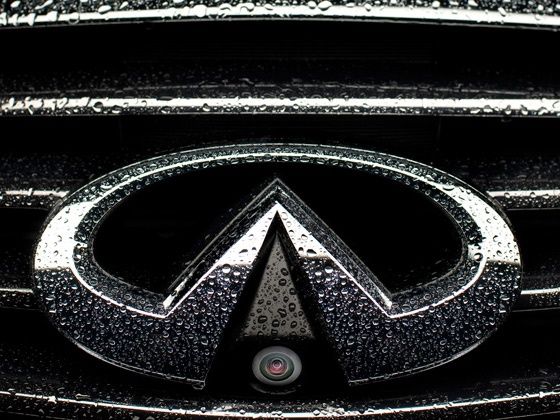 Front view camera on a Lexus Front view camera on a Lexus