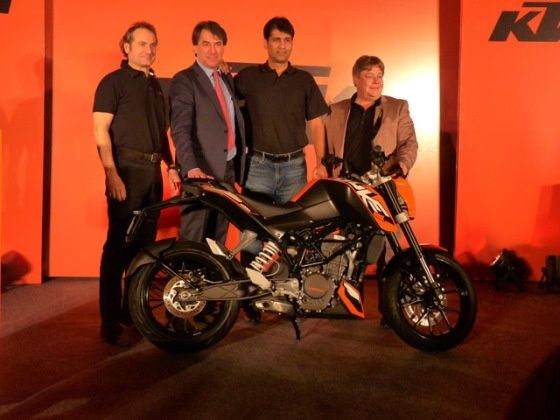 KTM 200 Duke India launch KTM 200 Duke India launch