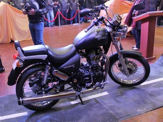 The Chennaibased motorcycle firm Royal Enfield unveiled the Thunderbird 500