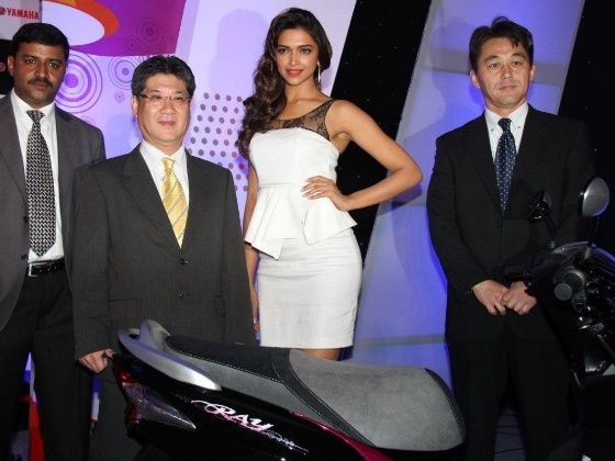 Deepika Padukone to endorse Yamaha Ray Deepika Padukone to endorse Yamaha Ray