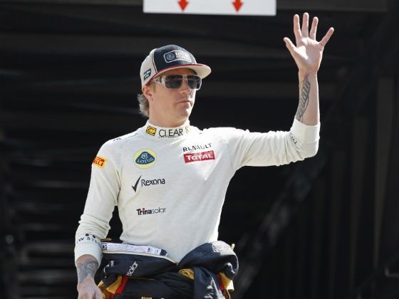 Kimi Raikkonen Lotus F1 Team