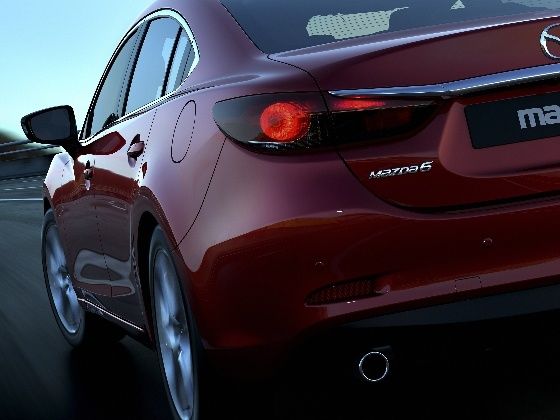 Mazda6 sedan rear Mazda6 sedan rear