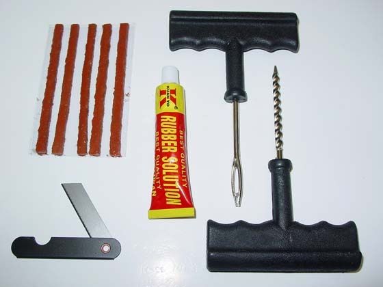 Tubeless puncture repair kit Tubeless puncture repair kit