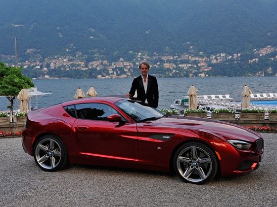 Adrian van Hooydonk with the BMW Zagato Concept Coupe Adrian van Hooydonk with the BMW Zagato Concept Coupe