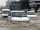 Driving through puddles and waterlogged roads 