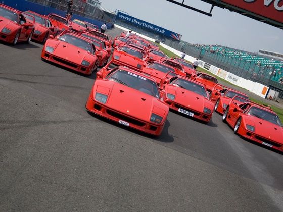 Ferraris at the Silverstone Classic Ferraris at the Silverstone Classic