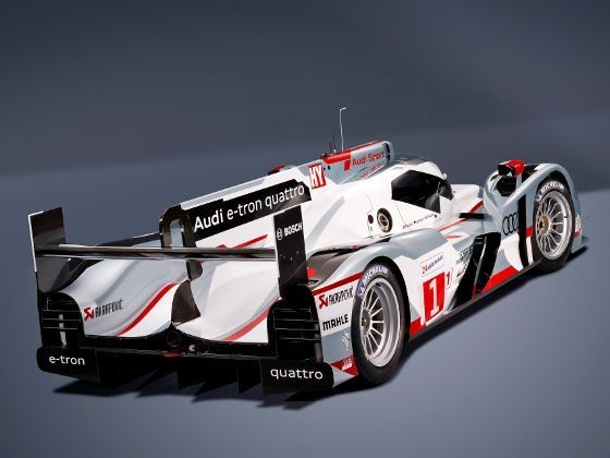 Audi R18 e-tron quattro back Audi R18 e-tron quattro back