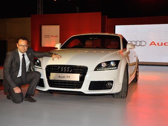 Audi India Head Michael Perschke at the Audi TT launch in Mumbai Audi India Head Michael Perschke at the Audi TT launch in Mumbai