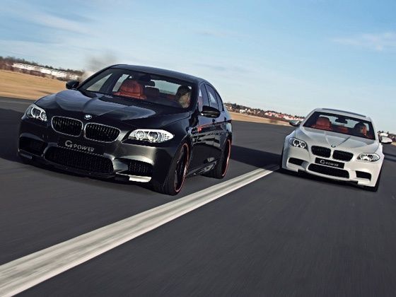 The BMW M5 F10 gets GPowered to make it one of the fastest 4door saloons 