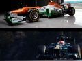 Caterham CT-01 Force India VJM05