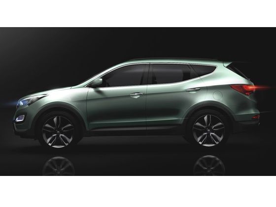 All-new Hyundai Santa Fe Side view All-new Hyundai Santa Fe Side view