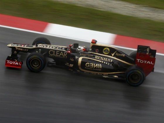 Lotus E20 at the Malaysian Grand PRix 2012 Lotus E20 at the Malaysian Grand PRix 2012