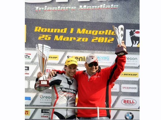 Riccardo Moretti of Mahindra Racing Team won Mugello Race 125GP Championship