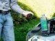 Checking engine oil and top-up