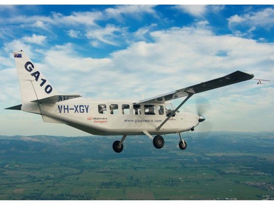 Mahindra Aerospaces GippsAero GA 10 takes first flight Mahindra Aerospaces GippsAero GA 10 takes first flight