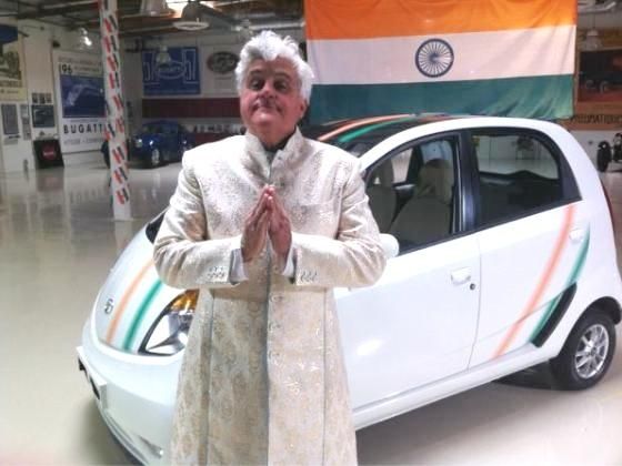 Jay Leno buys Tata Nano Jay Leno buys Tata Nano