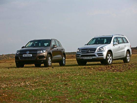 MercedesBenz GL350 CDI vs Volkswagen Touareg Review