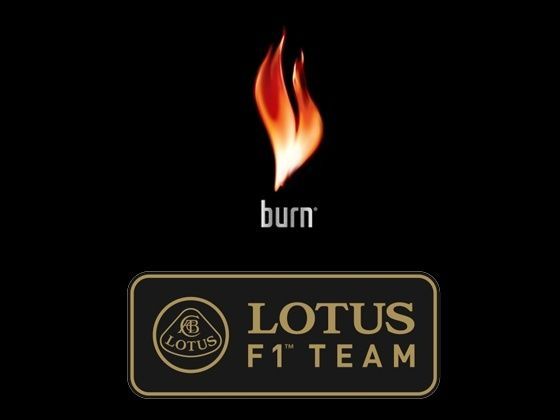 Coca-Cola Burn, Lotus F1 Team logo