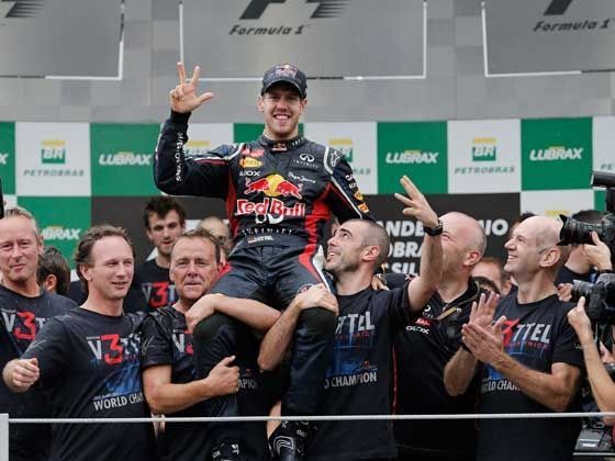Sebastian Vettel wins 2012 Formula One World
Championship