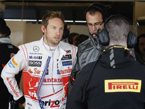 Jenson Button, McLaren F1 team Jenson Button, McLaren F1 team