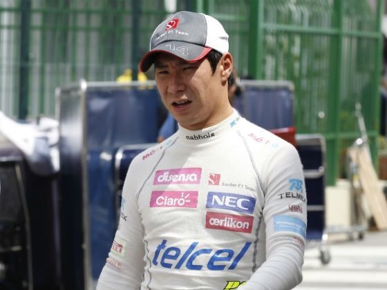Kamui Kobayashi Sauber F1 team