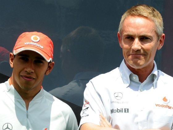 Lewis Hamilton and Martin Whitmarsh Mclaren F1