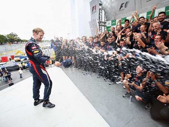 Red Bull Racing driver Sebastian Vettel - 2012 F1 World Champion