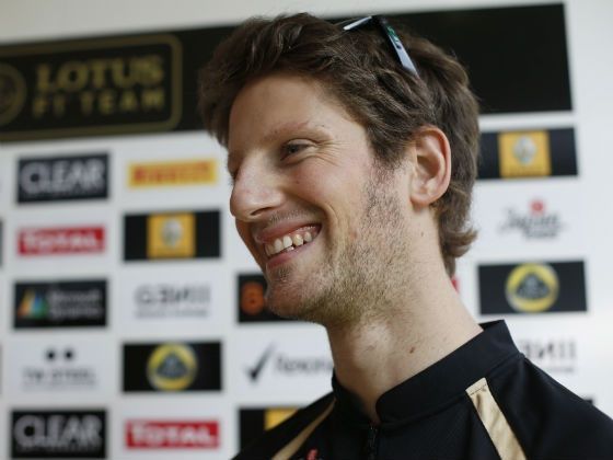 Romain Grosjean Lotus F1