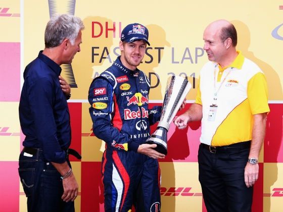 Sebastian Vettel wins 2012 DHL
Fastest Lap Award