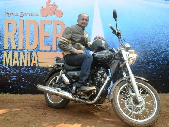 Venki Padmanabhan at Royal Enfield Rider Mania 2012 Venki Padmanabhan at Royal Enfield Rider Mania 2012